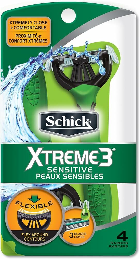 Schick Xtreme3 Sensitive Tıraş Bıçağı 4'lü