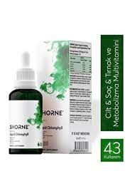 Shorne Likit Klorofil 30 ml - Cilt Saç ve Tırnak Vitamini
