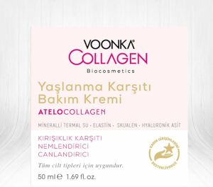 Voonka Biocosmetics Atelocollagen Yaşlanma Karşıtı Bakım Kremi 50 ml
