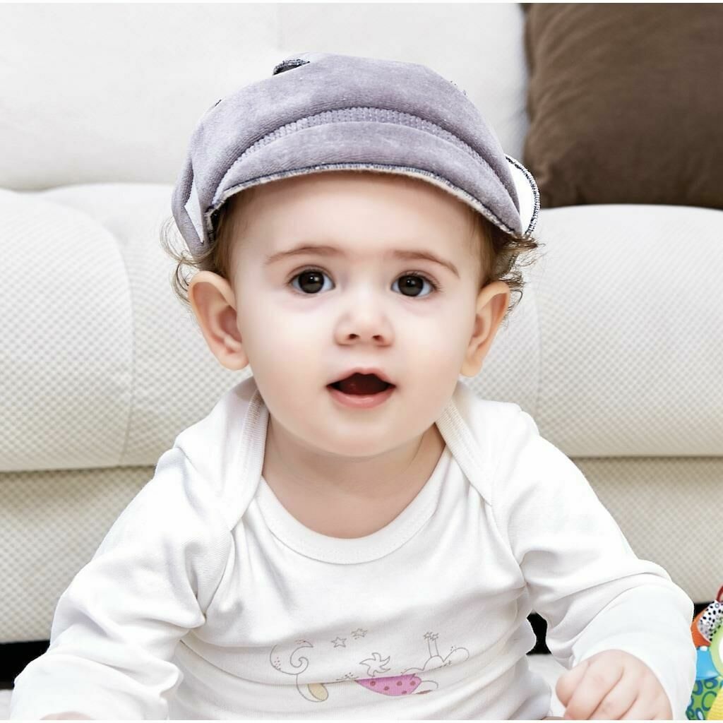 Babyjem Kafa Koruyucu Kask - Gri
