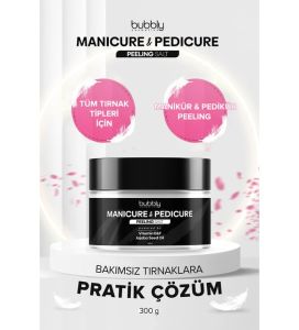 Bubbly Cosmetics Manikür & Pedikür Peeling Salt 300 gr