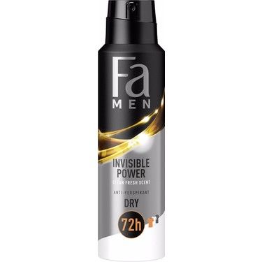 FA Men İnvisible Power Terleme Karşıtı Erkek Deosprey 150 ml