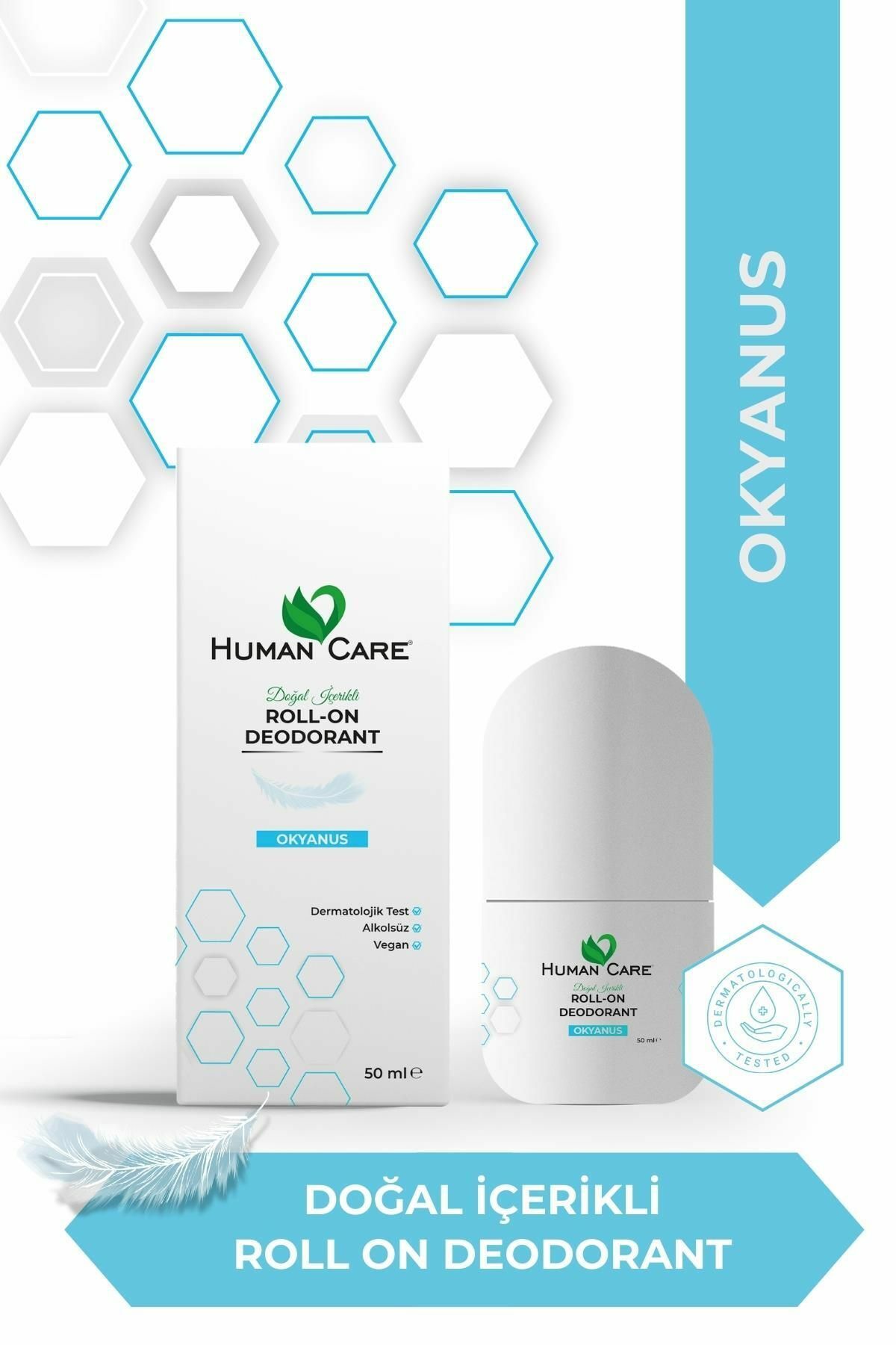Human Care Doğal Roll-On Deodorant Okyanus Kokulu 50 ml