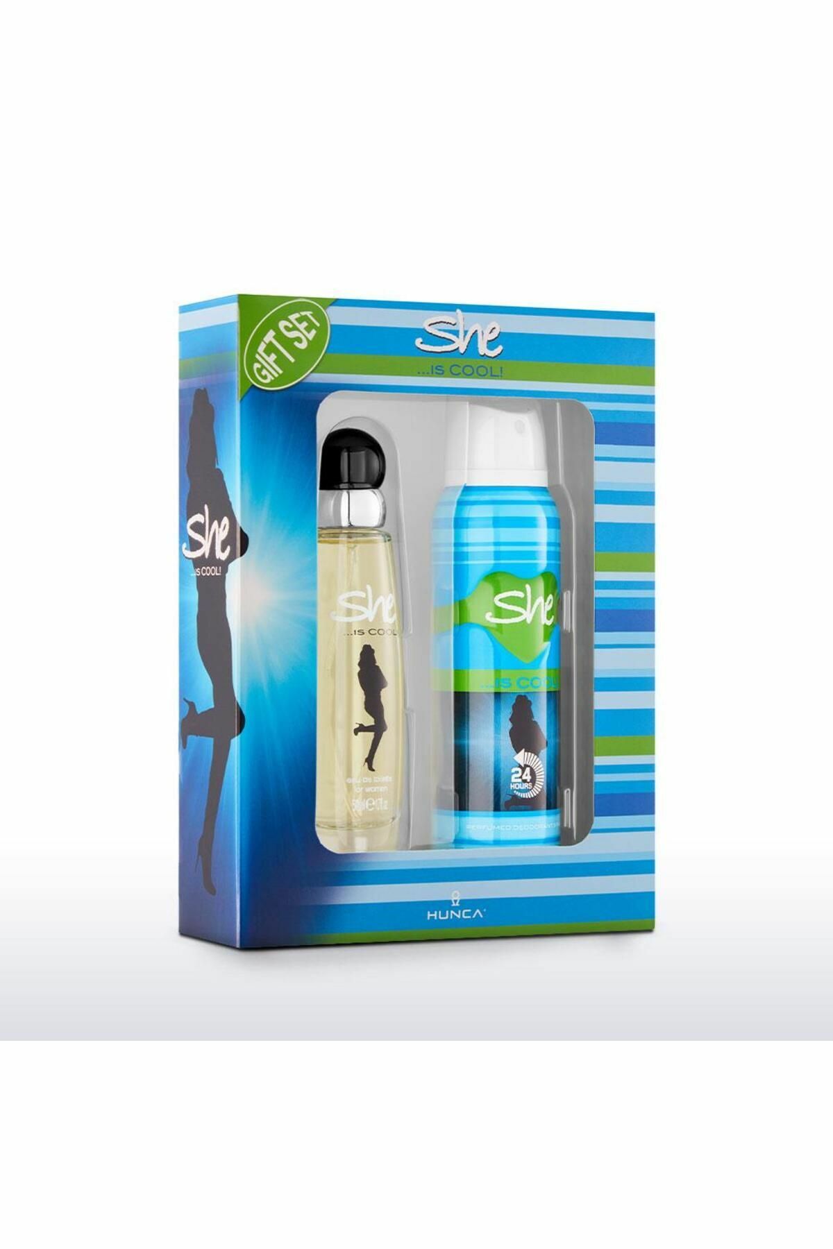 She Is Cool Women EDT 50 ml + Kadın Kol Saati Hediyeli