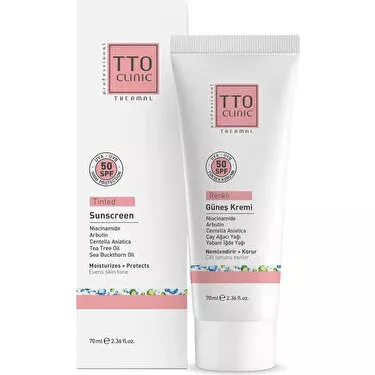 TTO Clinic Renkli Güneş Koruyucu SPF50 70 ml