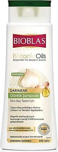 Bioblas Botanic Oils Sarımsaklı Şampuan 500 ml