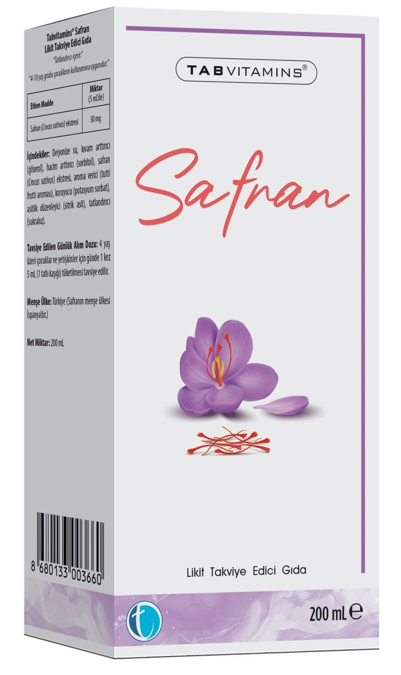 TABVITAMINS SAFRAN LIKIT 200 ML
