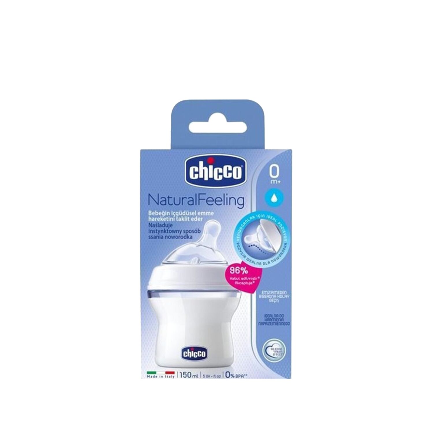 Chicco Biberon Natural Felling 0 Ay+ 150 ml