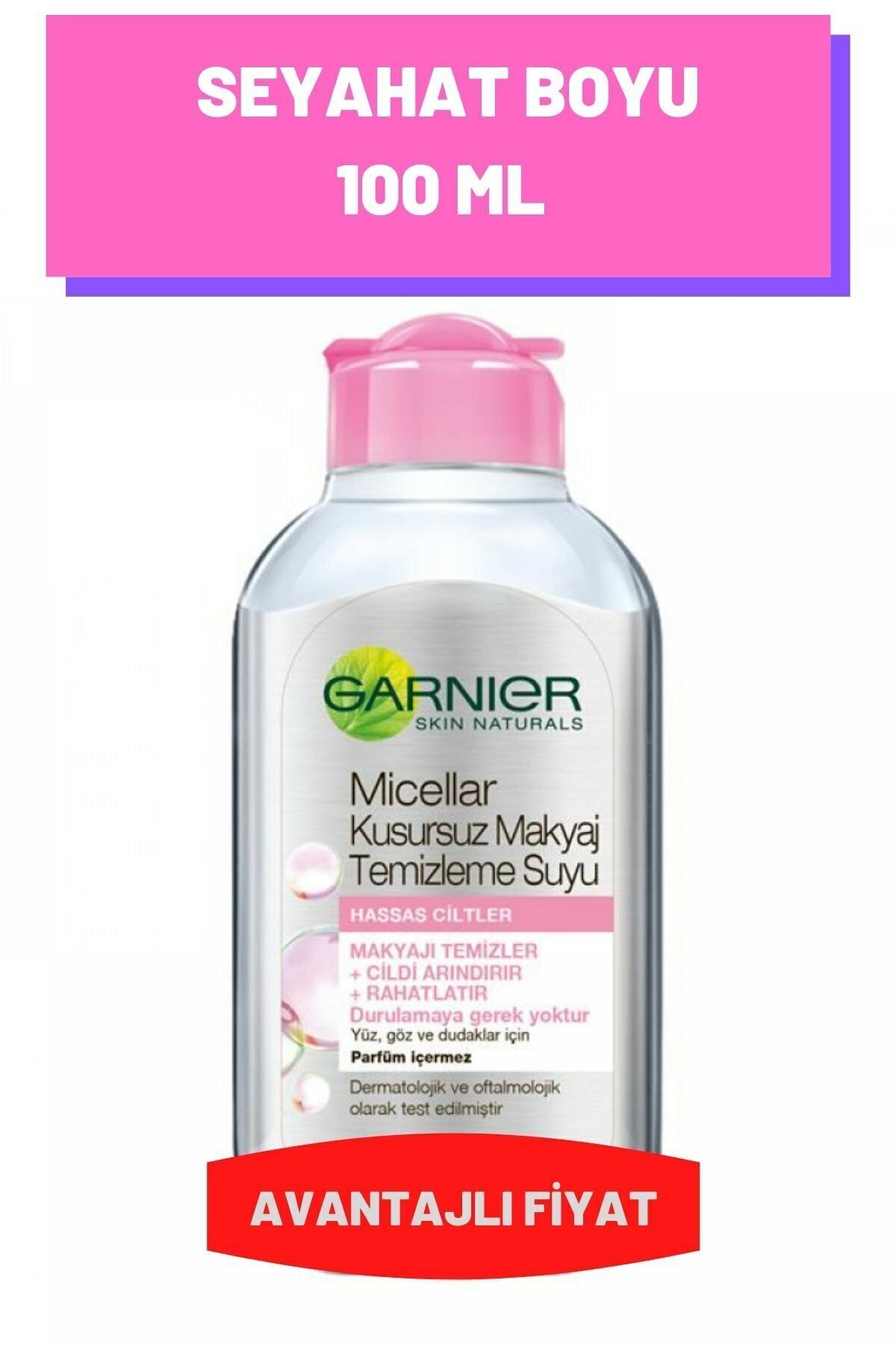 Garnier Micellar Kusursuz Makyaj Temizleme Suyu 100 ml