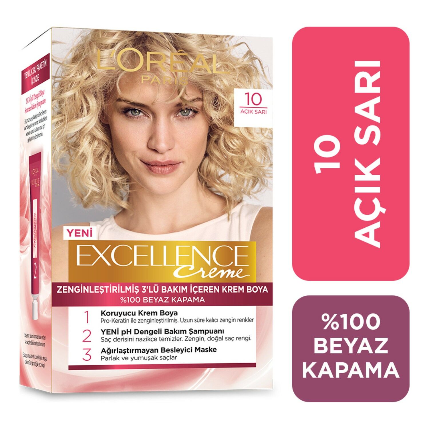 L'Oreal Paris Excellence Saç Boyası Açık Sarı 10