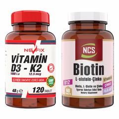 Shiwwa Biotin Hidrolize Keratin Vitamin B5 120 Tablet