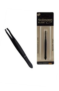 Solingen Elize Siyah İnce Uçlu Cımbız 550S