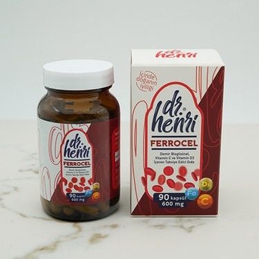 Dr. Henri Ferrocel 600 mg 90 Kapsül