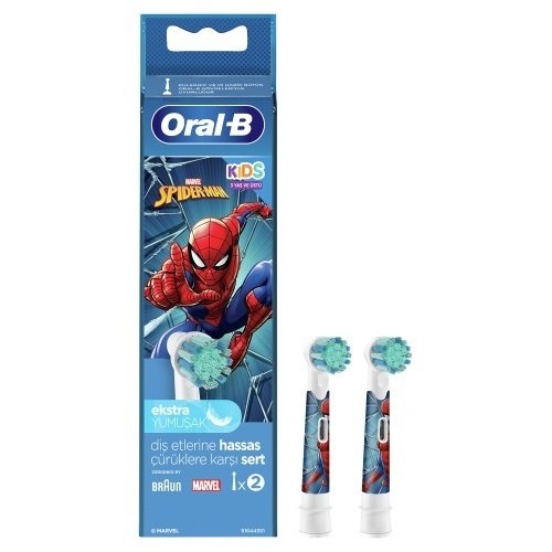 Oral-B Yedek Baslık Spıderman 2Lı
