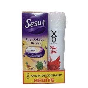 Sesu Tüy Dökücü Krem Normal Tüyler İçin 100ml + Deodorant Hediye