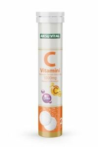 Aksu Vital C Vitamini 20 Efervesan Tablet