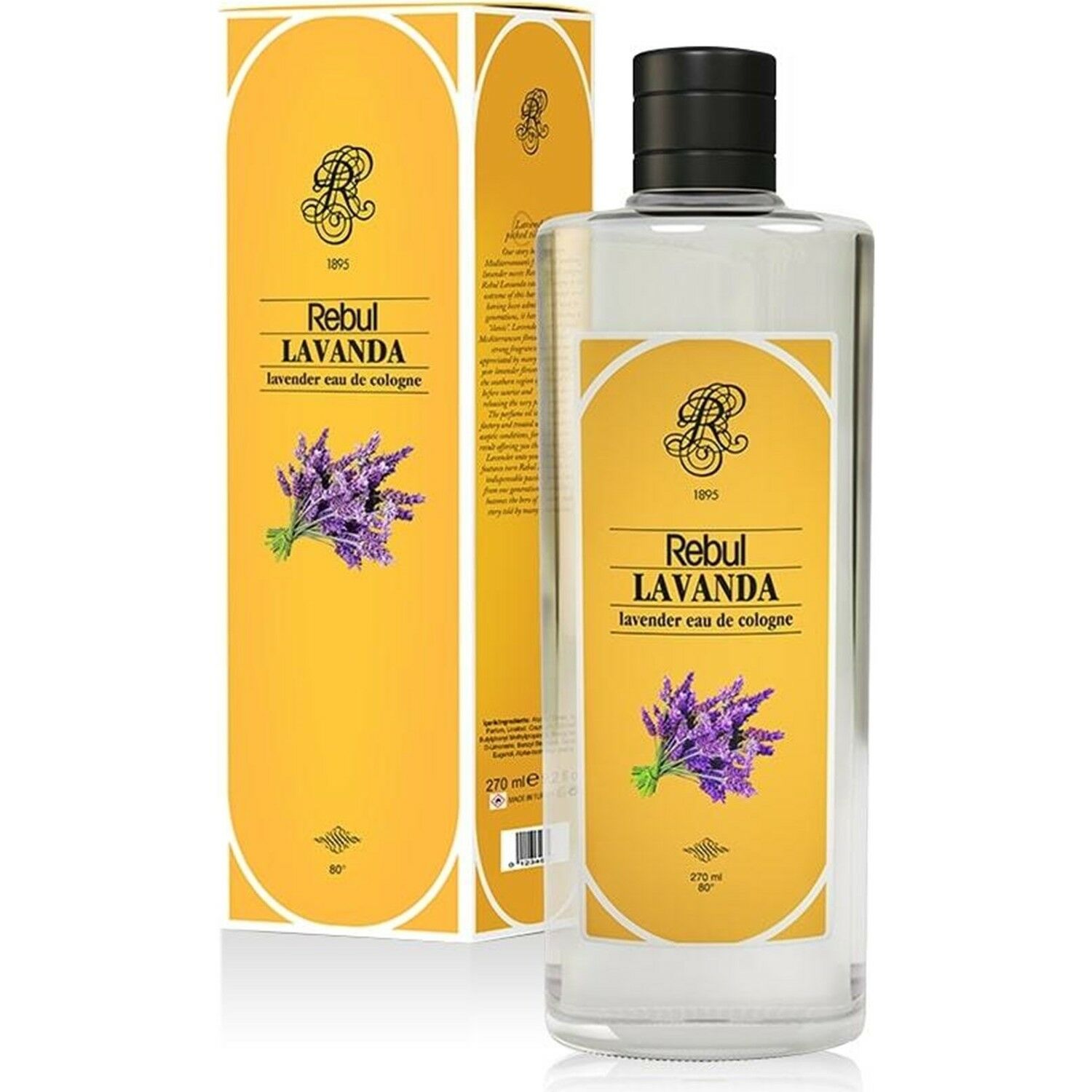 Rebul Lavanta Kolonyası Cam Şişe 270 cc