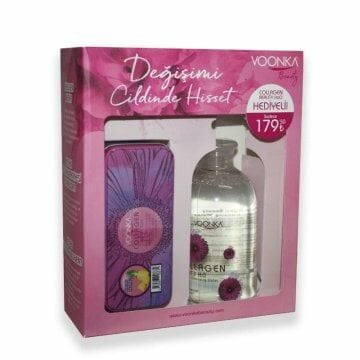 (KUTU HASARLI) Voonka Collagen Beauty Plus 7 Saşe Ananas + H2O Hediyeli