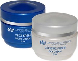 Arap Makyaj Dünyası Gece Kremi 20 ml & Gündüz Kremi 20 ml - Leke & Sivilce & Akne