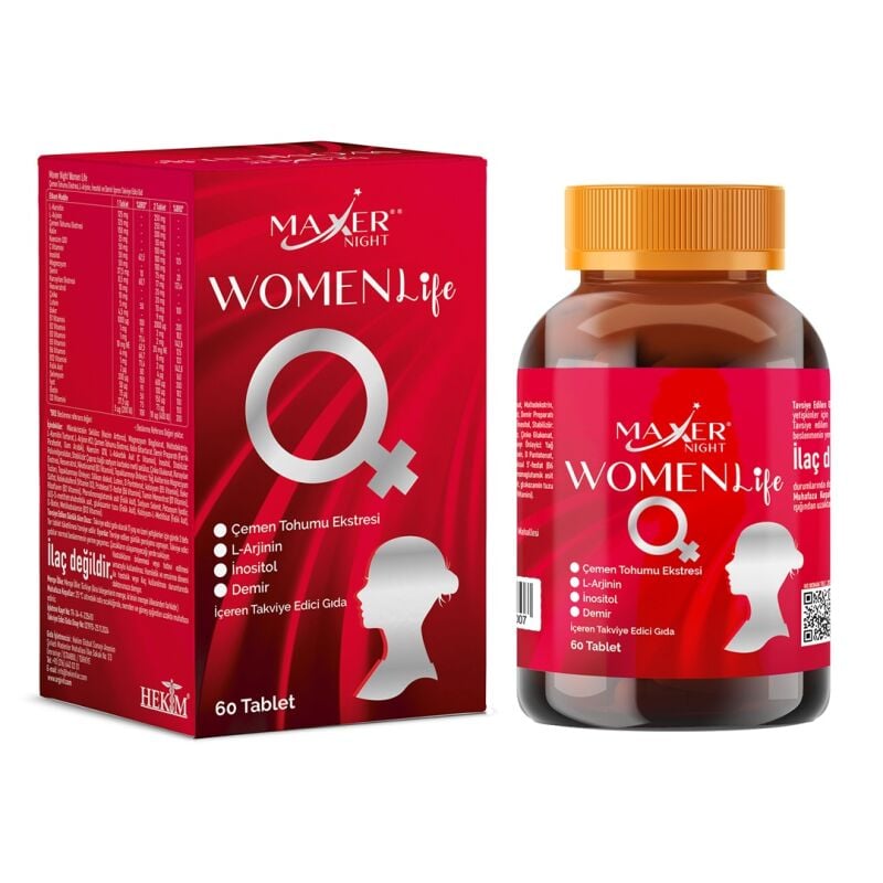 MAXER NIGHT WOMEN LIFE 60 TABLET