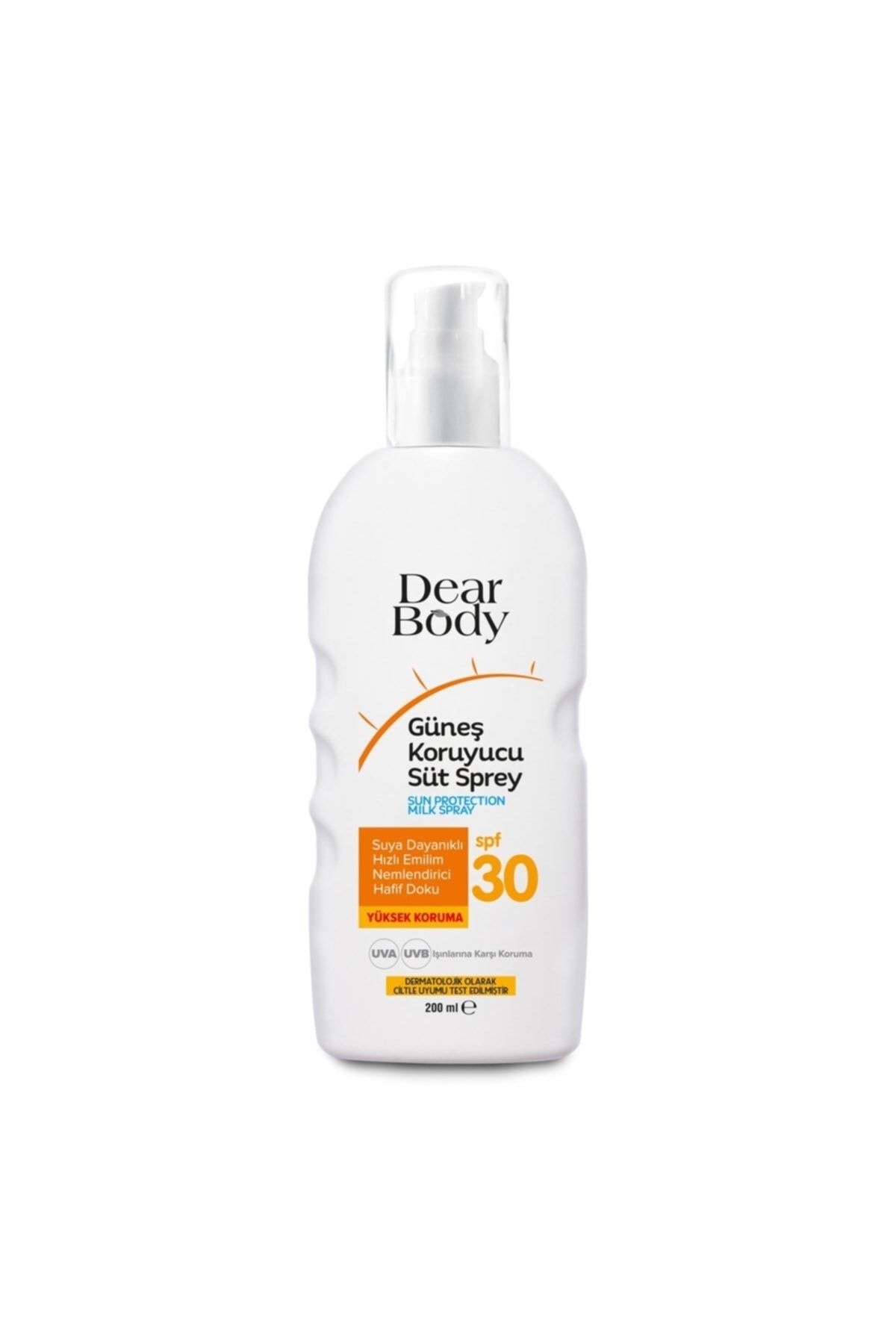 Dear Body Güneş Koruyucu Süt Sprey SPF30+ 200 ml