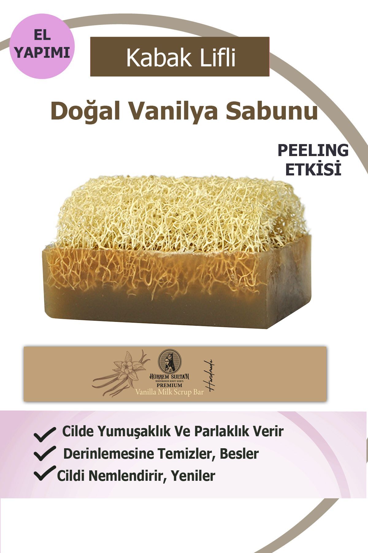 Hürrem Kabak Lifli Sabun Vanilya 110 gr