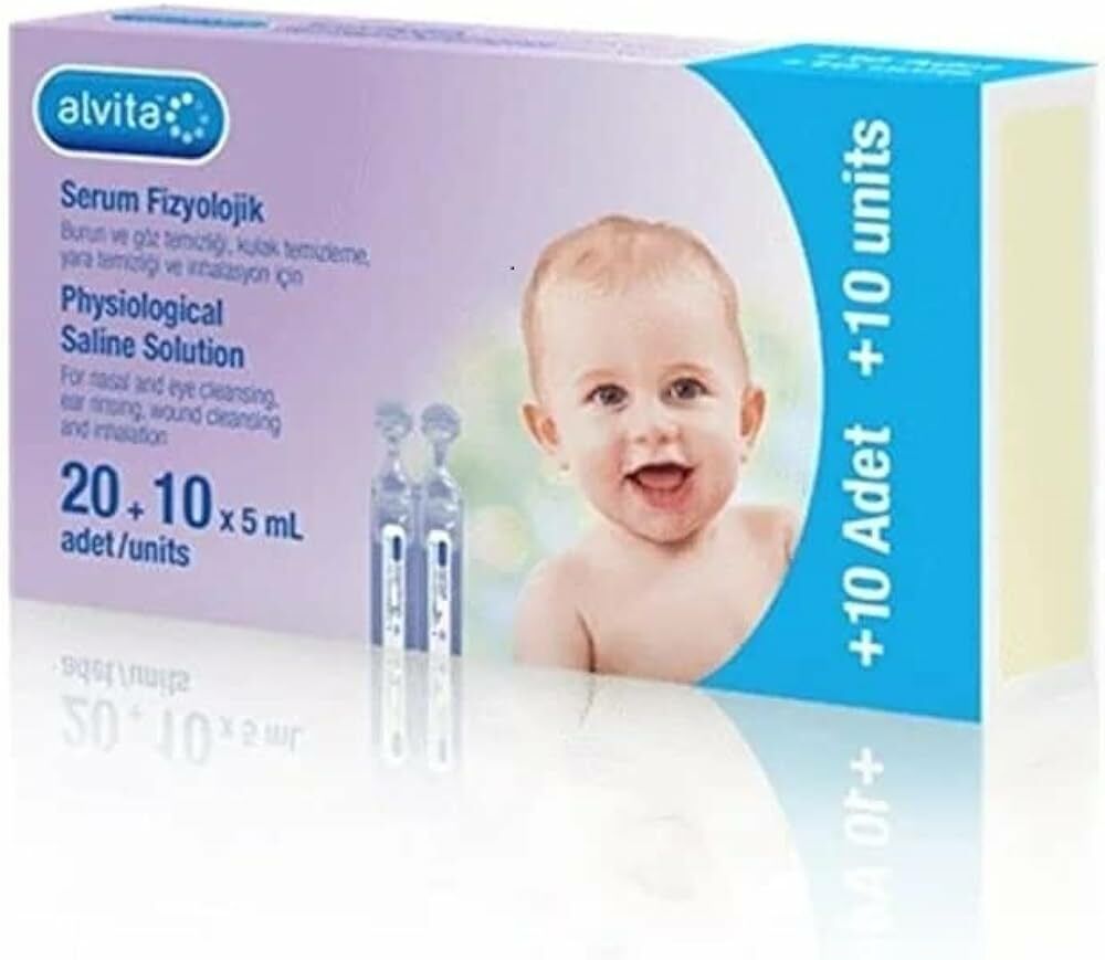 Alvita Serum Fizyolojik 5 ml 20+10 - 4 Adet