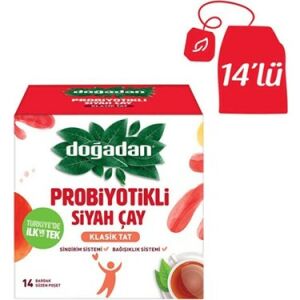 Doğadan Probiyotikli Siyah Çay Klasik Tat 14'lü