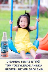 Resteril Baby & Kids Bebek Çocuk Hassas Alkolsüz Dezenfektan Sprey Biberon Emzik Temizleyici 100 ml