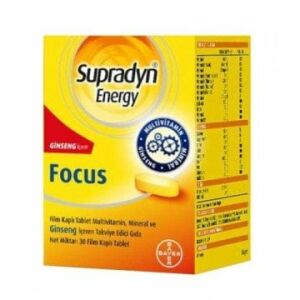 SKT:10/2023 Supradyn Energy Focus Ginseng 30 Tablet