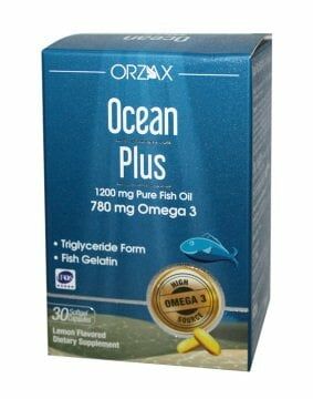 SKT:10/2023 Ocean Plus 1200 mg Saf Balık Yağı 30 Softjel Kapsül