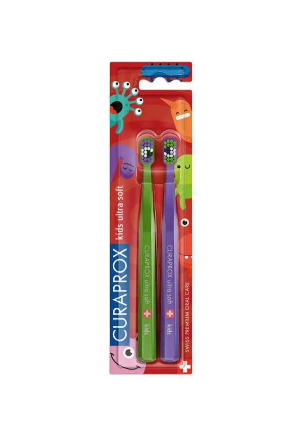 Dentiste Diş Fırçası Kids Premium Ultra Soft Yeşil Turuncu 2+