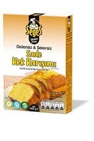 Seges Glutensiz Şekersiz Sade Kek Karışımı 250 gr