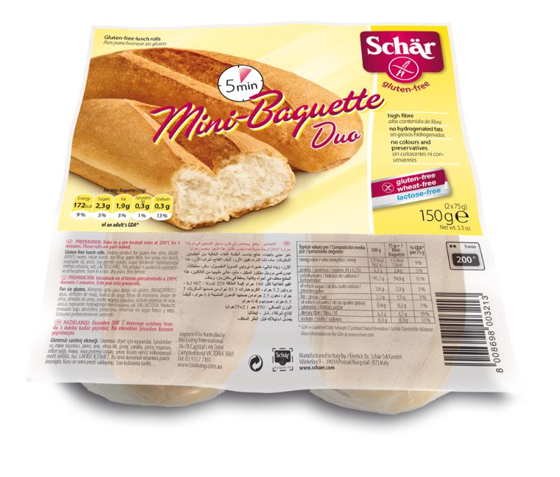 GLUT  SCHAR MINI BAGET 2*75 EK