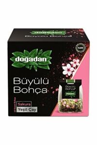 Doğadan Büyülü Bohça Yeşil Çay Sakura 10 Bohça