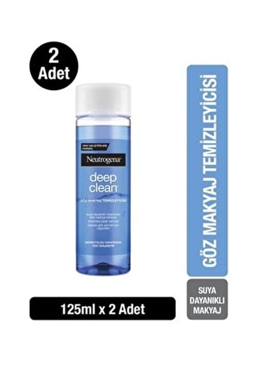 Neutrogena Deep Clean Göz Makyaj Temizleyici 125 ml - 2 Adet
