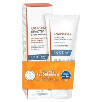 Ducray Creastim Reactiv Lotion 60ml + Anaphase Şampuan 100ml Hediye