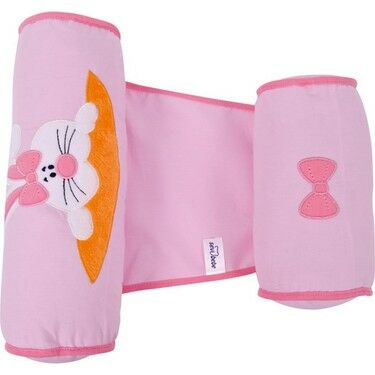 Sevi Bebe Yuvarlak Güvenli Yan Yatış Yastığı - Pembe