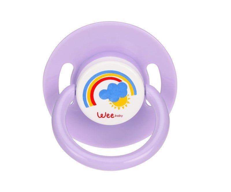 Wee Baby 857 Yuvarlak Uçlu Emzik No: 3 - Mor