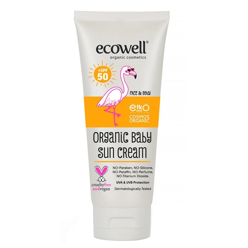 Ecowell Organik Bebek Güneş Kremi SPF50 110 gr 10 Adet