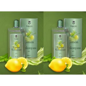 Ferzin Limon Cam Şişe Kolonya 80 Derece 200 ml