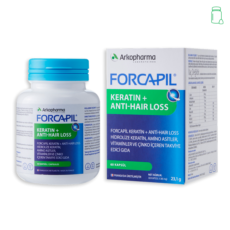 Forcapil Keratin + Anti-Hair Loss 60 Capsules