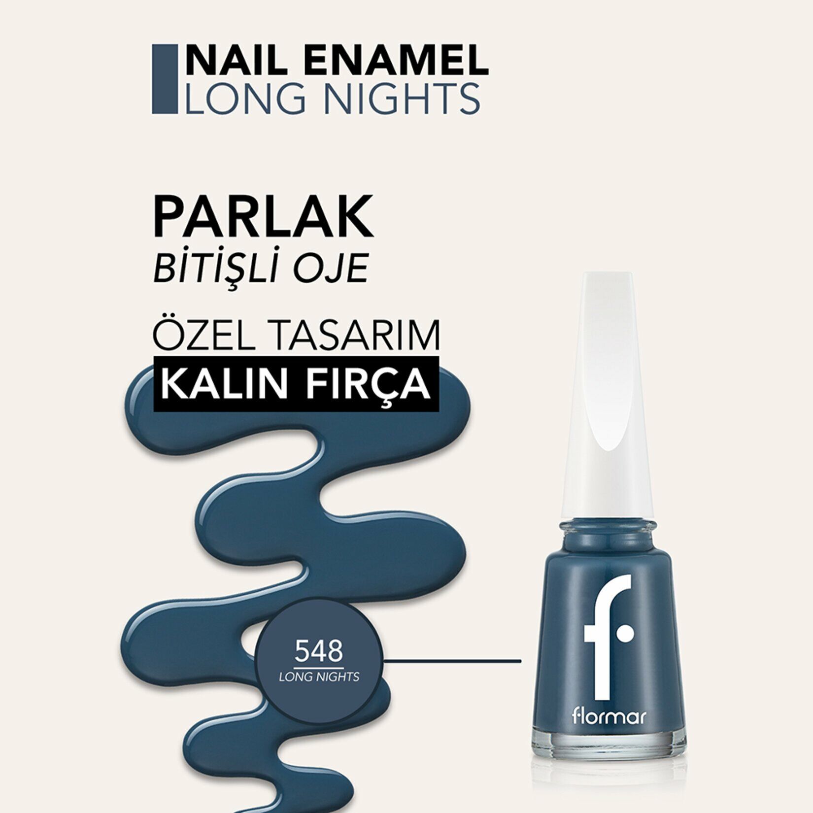 Flormar Oje Nail Enamel Long Nights 548
