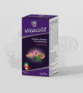 Vitacold Vitamin Mineral Kara Mürver Beta Glukan Şurup 100 ml