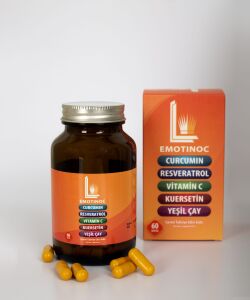 Emotinoc Kurkumin Resveratrol 60 Kapsül