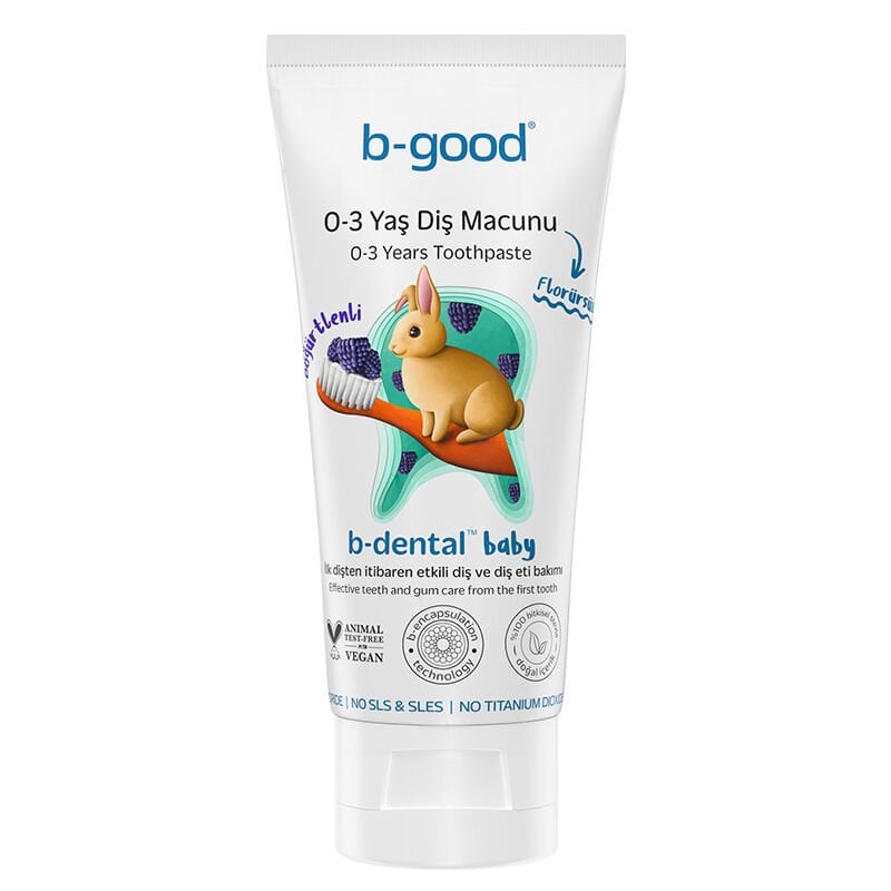 B-Good Care 0-3 Yaş Diş Macunu Florürsüz Böğürtlenli 50 ml