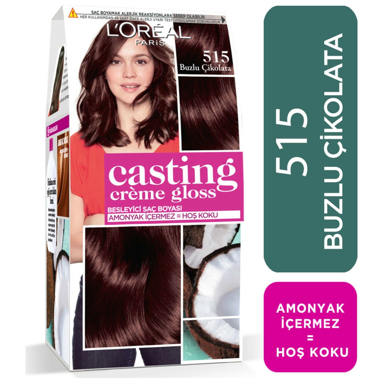 L'Oreal Paris Casting Creme Gloss Saç Boyası - 515 Buzlu Çikolata