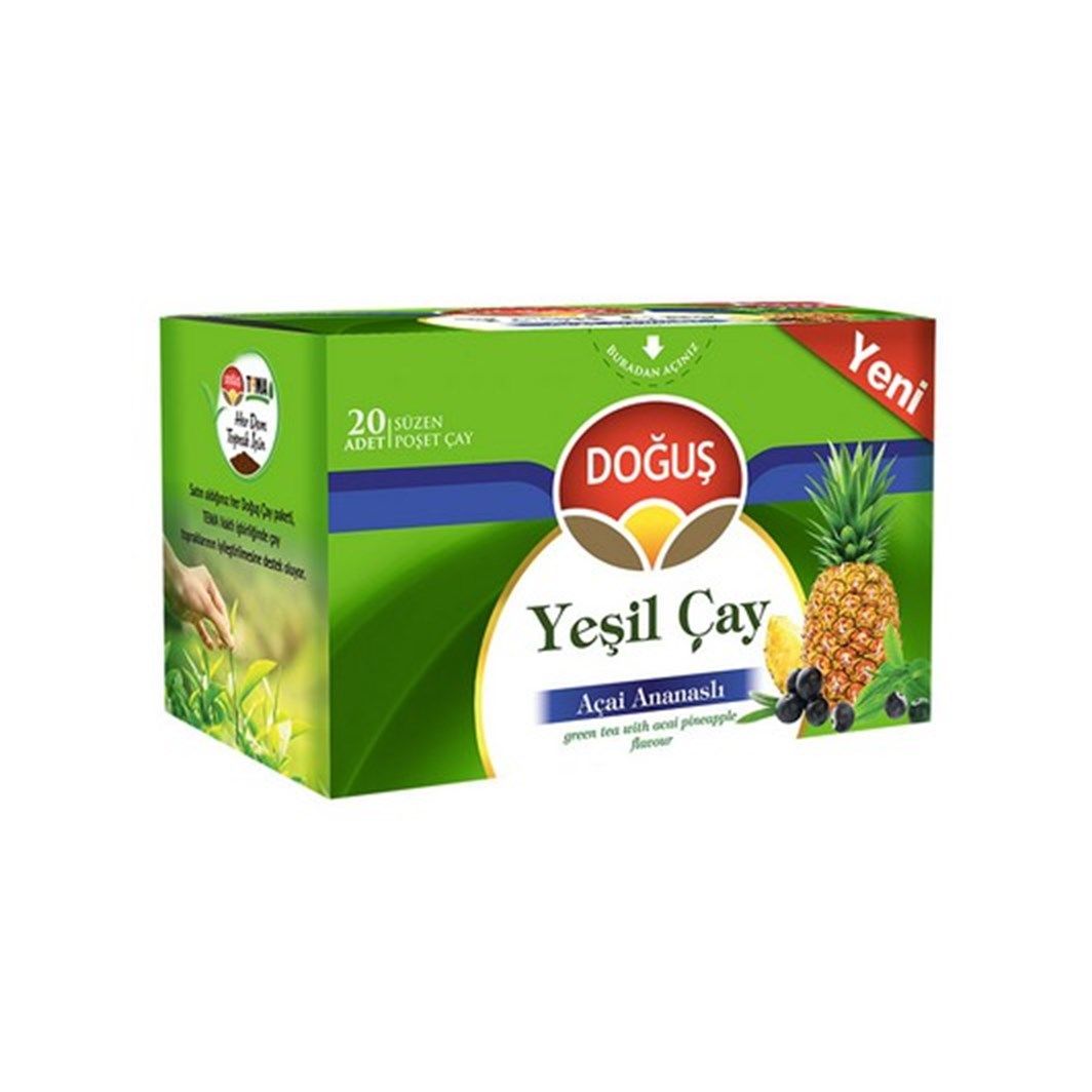 Doğuş Yeşil Çay Açai Ananaslı 20'li