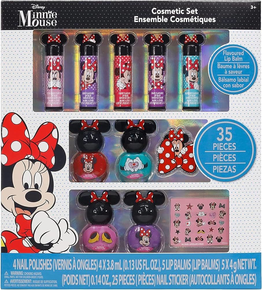 Minnie Mouse Dudak Koruyucu ve Oje Seti