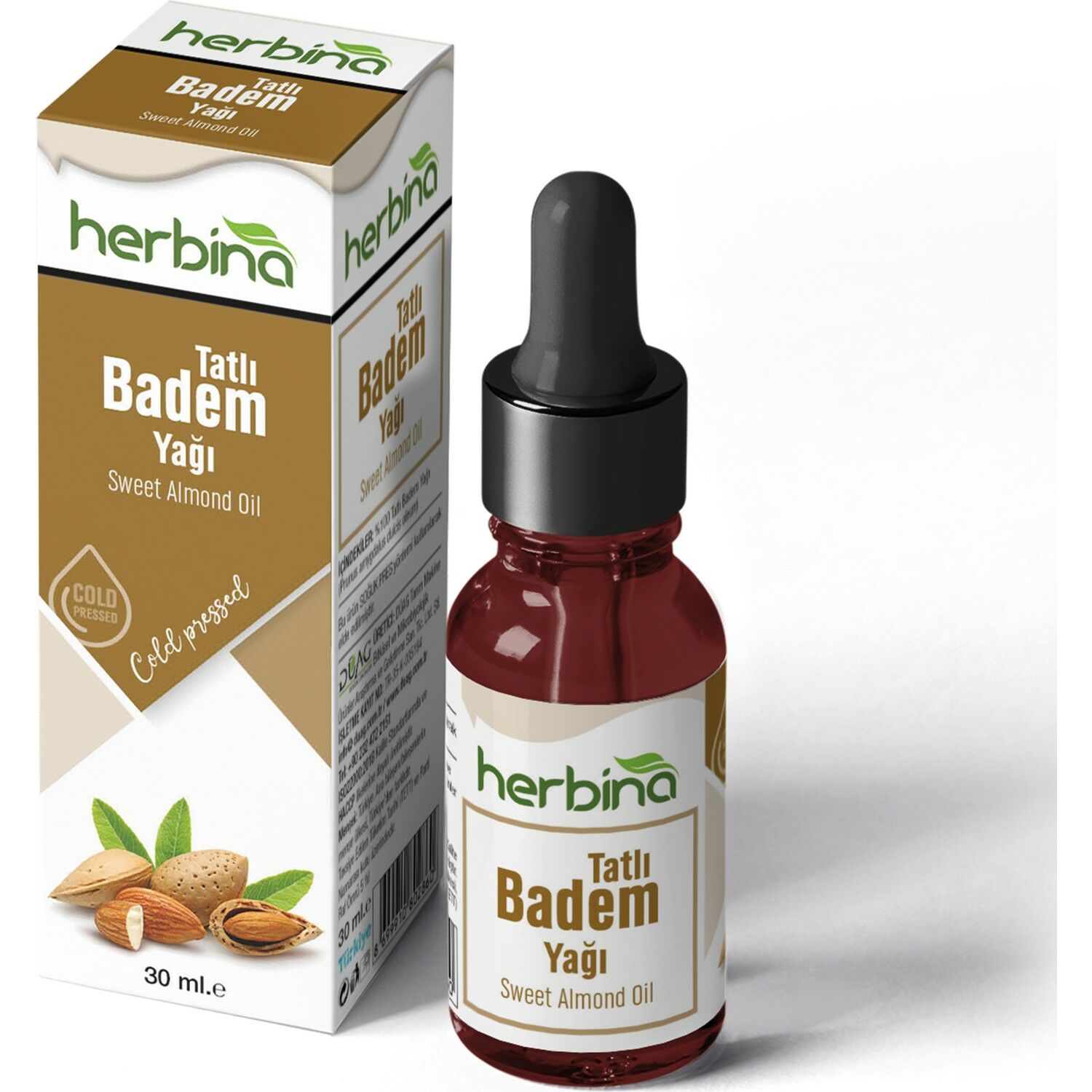 Herbina Tatlı Badem Yağı 30 ml